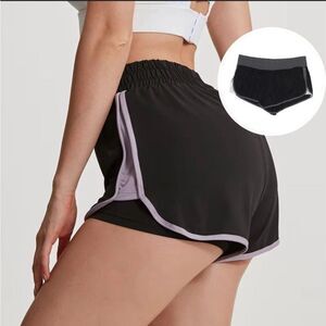 SO Women's Shorts size L Athletic Training & Running Shorts Black gray gym Yogo